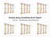 Classic Greek Pillars Clipart Bundle