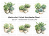 Succulent Plant Clipart Bundle