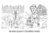 Pilgrims and Native Americans Coloring Books