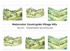 Hillside Village Clipart Bundle