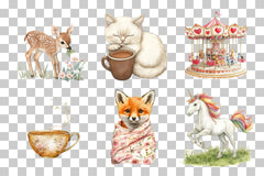 Charming Cozy Elements Clipart Bundle - CraftNest - Digital Crafting and Art