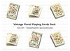 Elegant Floral Playing Cards Clipart Bundle