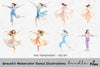 Graceful Dance Illustrations Clipart Bundle