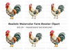 Rooster Clipart Bundle