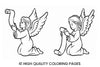 Cute Angelic ChoirFun Coloring Books