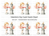 Cute Cupid and Stone Angel Clipart Bundle