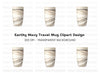 Minimalist Wavy Tumbler Clipart Bundle