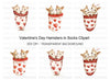 Adorable Hamster Valentine Clipart Bundle