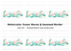 Underwater Seaweed Coral Clipart Bundle