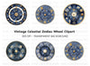 Astrology Wheel Zodiac Sign Clipart Bundle