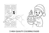 Christmas Ornament Gingerbread Coloring Books