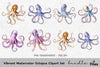 Vibrant Octopus Clipart Bundle