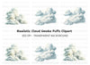 Realistic Smoke and Cloud Clipart Bundle