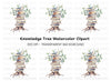 Stacked Books with Leaves Clipart Bundle