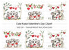 Cute Koala Valentine Day Clipart Bundle