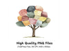 Abstract Trees Clipart Bundle