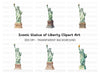 Statue of Liberty Clipart Bundle