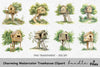 Charming Treehouse Clipart Bundle