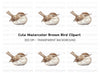Cute Wren Bird Clipart Bundle