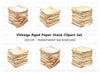 Stacked Vintage Clipart Bundle