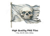 Skull Flag Clipart Bundle