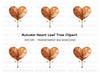 Heart Leaf Tree Clipart Bundle