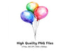 Colorful Balloon Bundles Clipart Bundle