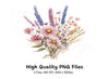 Wildflower Bouquets Clipart Bundle