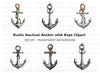 Nautical Anchor Clipart Bundle