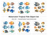 Vibrant Tropical Fish Clipart Bundle