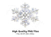 Snowflake Winter Clipart Bundle