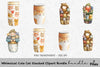 Whimsical Cute Cat Stacked Clipart Bundle