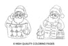 Santa Claus Maps Coloring Books