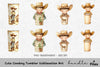 Cute Cowboy Tumbler Clipart Bundle