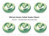 Green Snake with Yellow Eyes Clipart Bundle