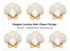 Elegant Scallop Shell Clipart Bundle