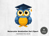 Graduation Owl Clipart Bundle