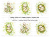 Baby Sloth in Vines Clipart Bundle