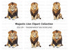 Majestic Lion Clipart Bundle