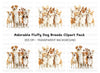 Adorable Dog Breeds Clipart Bundle