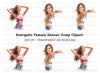 Joyful Summer Girls Clipart Bundle