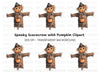 Cute Pumpkin Scarecrow Clipart Bundle