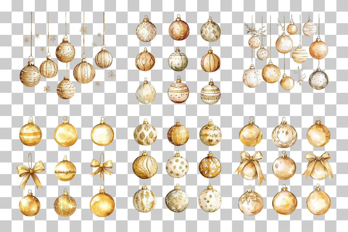 Ornaments Group Clipart Bundle - CraftNest - Digital Crafting and Art