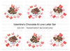 Chocolates and Love Notes Clipart Bundle