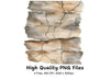 Cracked Stone Texture Clipart Bundle