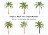 Palm Trees Clipart Bundle