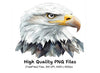 Majestic Bald Eagle Head Clipart Bundle