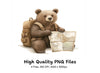 Bear Explorer Map Clipart Bundle