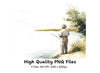 Fly Fishing Clipart Bundle