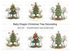 Christmas Tree Dragon Decor Clipart Bundle